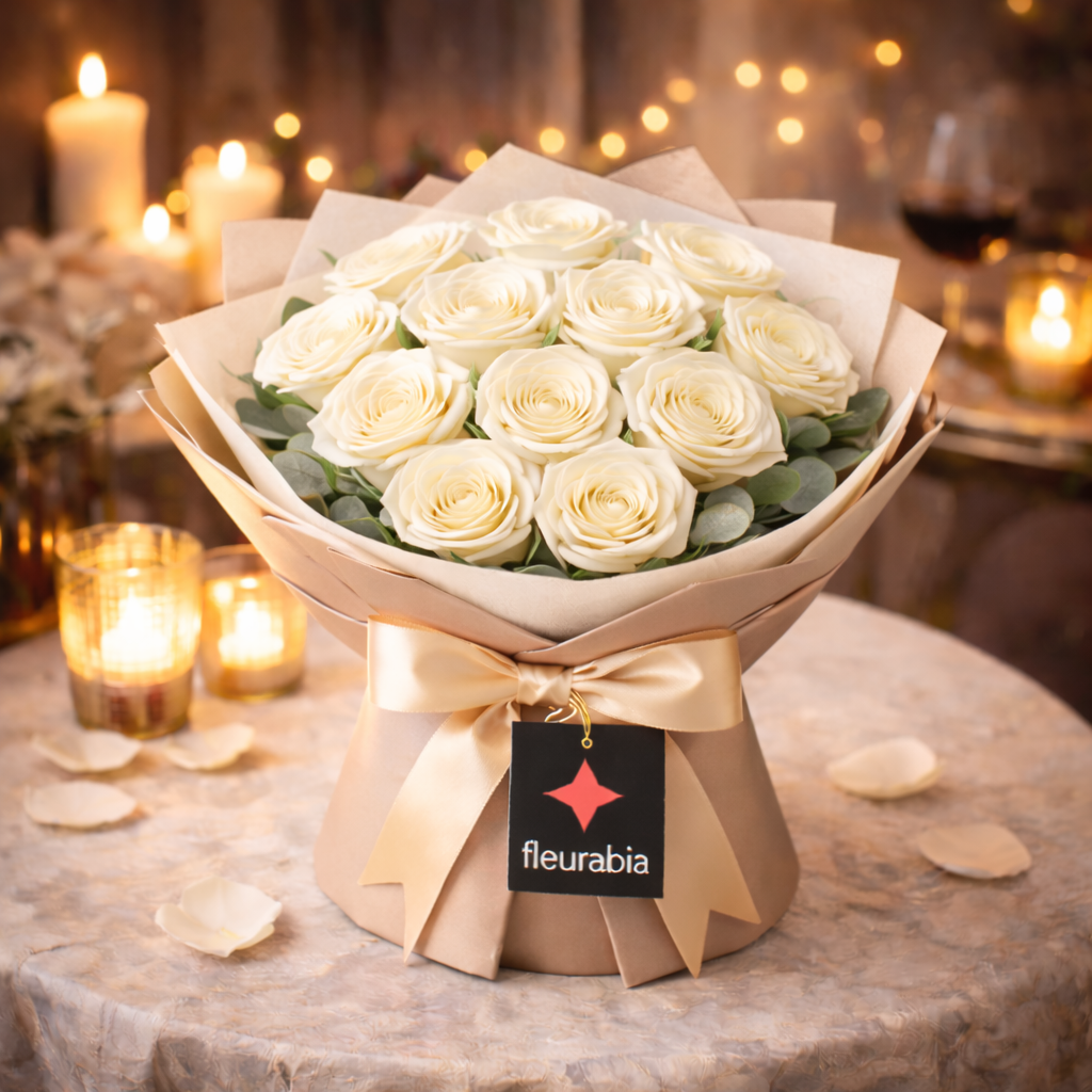 11 White Roses - Romantic Roses