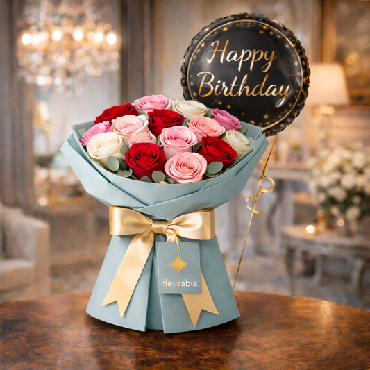 11 Mixed Roses - Birthday Collections