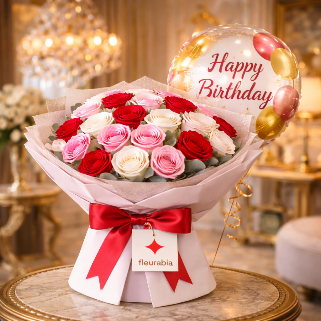 21 Mixed Roses - Birthday Collections