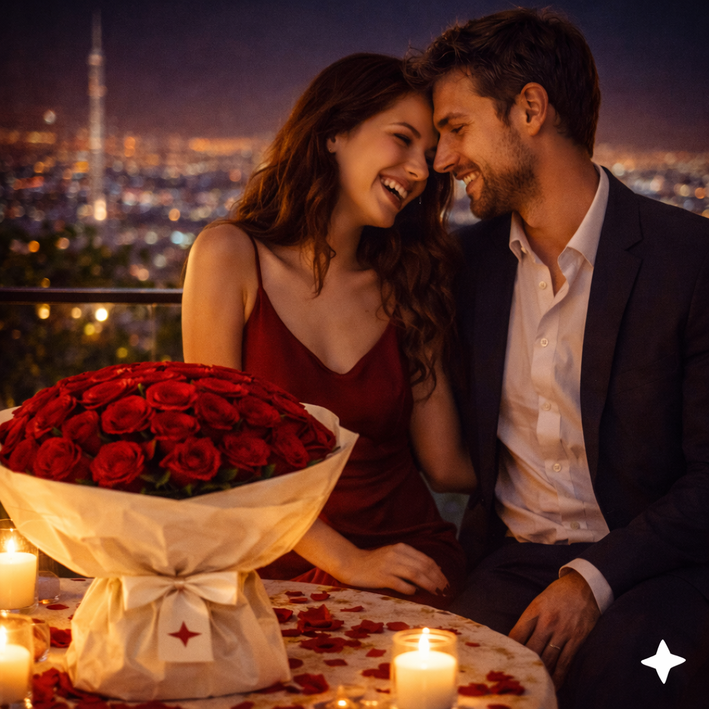 Midnight Surprise – Red Roses